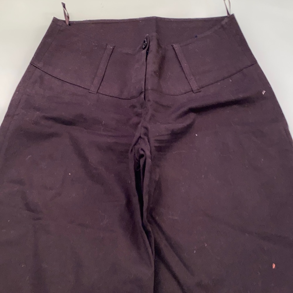 H&M Divided Size 4 Button Black Culotte High Waist